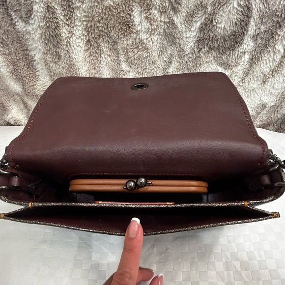 Coach 1941 black glitter cherry dinky crossbody bag - Picture 5 of 7